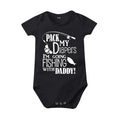 Baby & Toddler Alphabet Print Romper Outfit