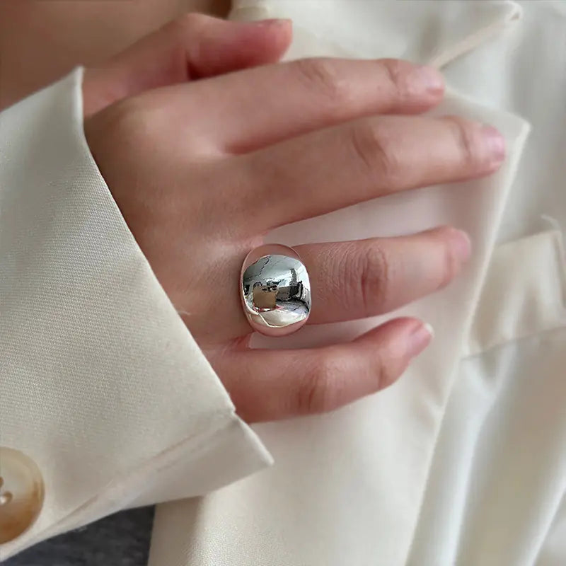 Colorful Zircon Ring Collection - Chic Open Ring Design