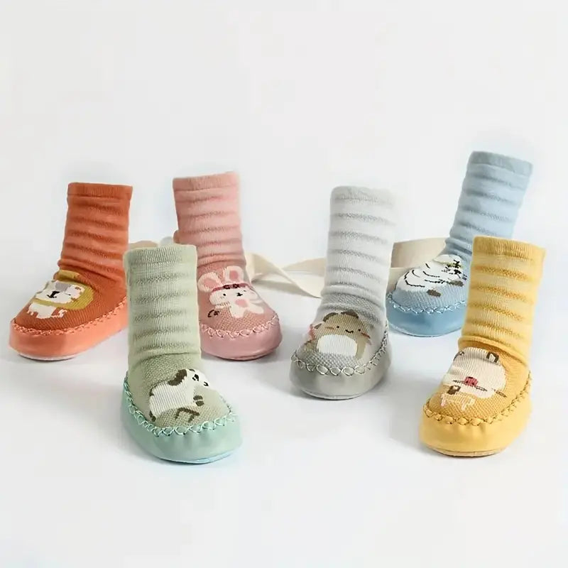 Breathable Cartoon Baby Toddler Shoes and Socks